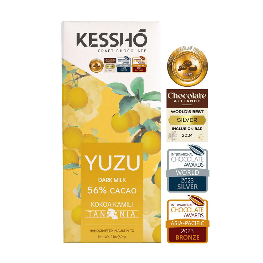 KESSHÕ - Yuzu 56% Dark Milk Chocolate