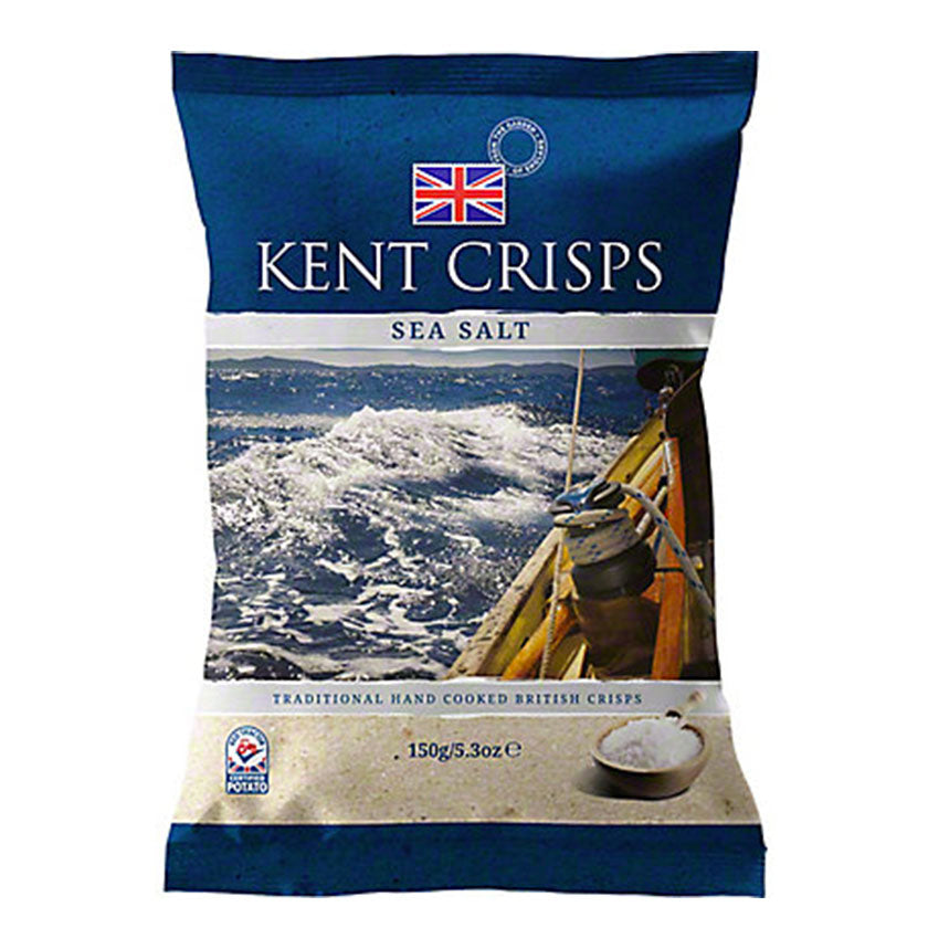 Kent Crisps - Sea Salt Hand Cooked Crisps 150g