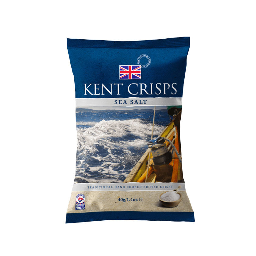 Kent Crisps - Sea Salt Hand Cooked Crisps 40g