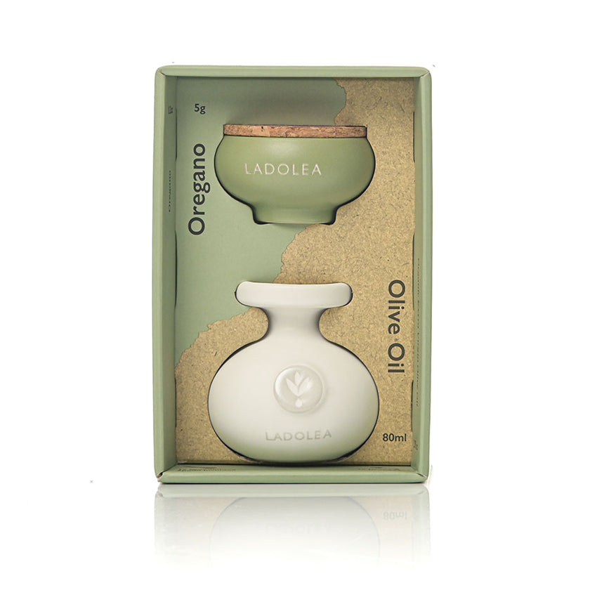 Ladolea - Oregano & Organic EVOO Gift Set - 5 g & 80 ml