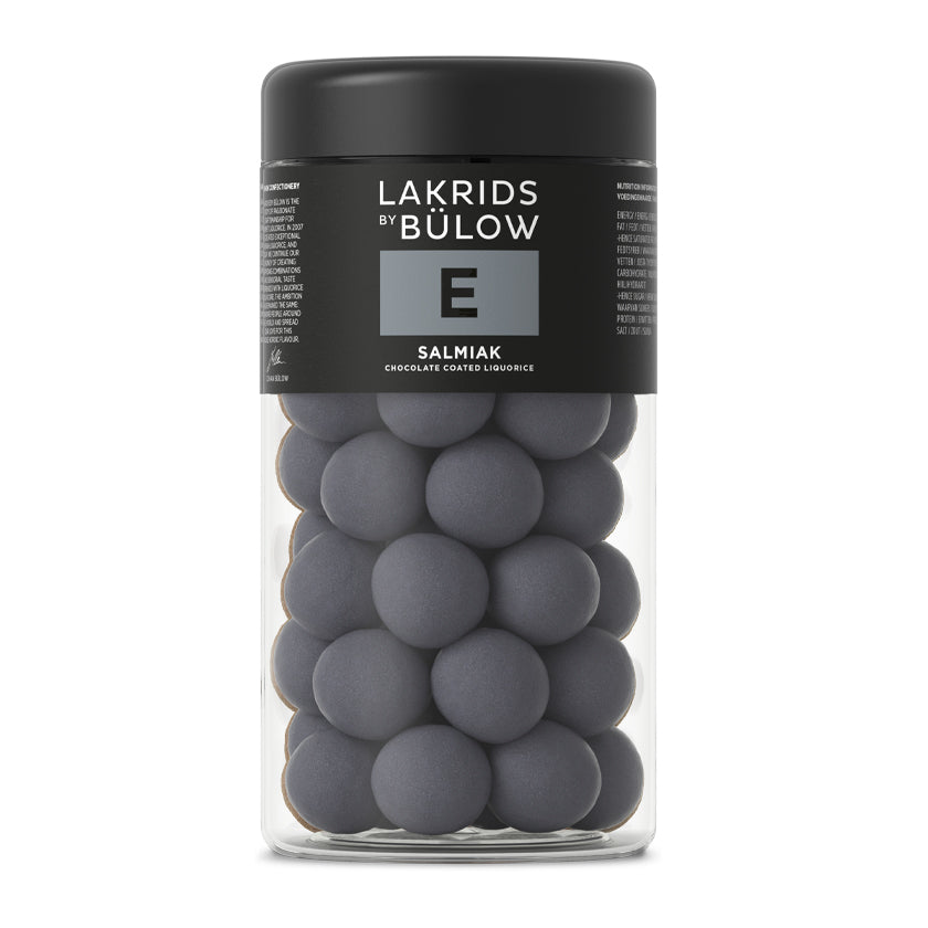 Lakrids by Bulow - Chocolate Coated Licorice - SALMIAK - REGULAR E - 295g