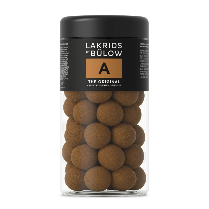 Lakrids by Bulow - Chocolate Coated Licorice - THE ORIGINAL - REGULAR A - 295g