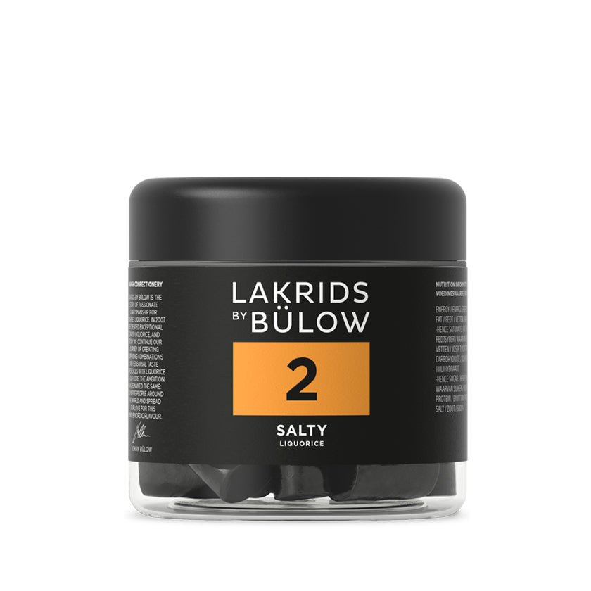 Lakrids by Bulow - LIQUORICE - SMALL NO.2 - SALTY - 150g