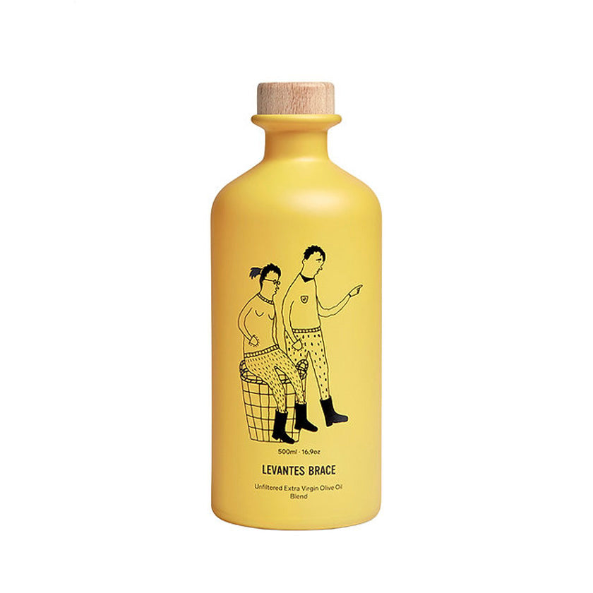 Levantes - Brace - Organic Extra Virgin Olive Oil - Yellow Bottle - 500ml