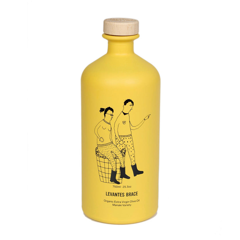 Levantes - Brace - Organic Extra Virgin Olive Oil - Yellow Bottle - 750ml