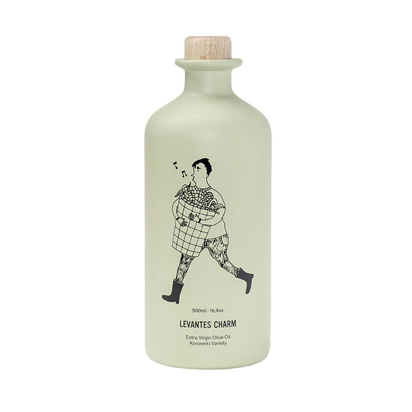 Levantes - Charm - Organic Extra Virgin Olive Oil - Green Bottle - 500ml