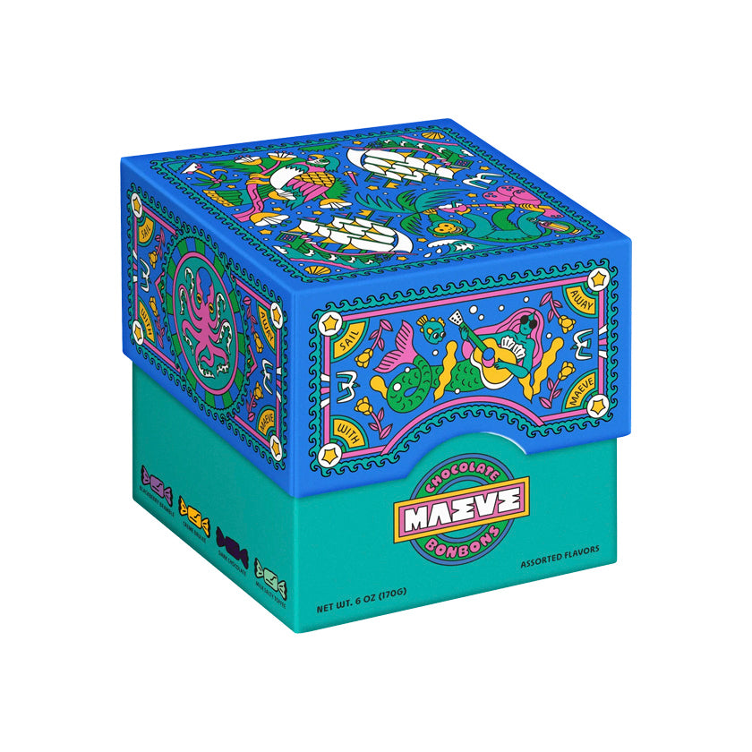 Maeve - Assorted Bonbon Gift Box (6oz) - Sail Away (Cube)