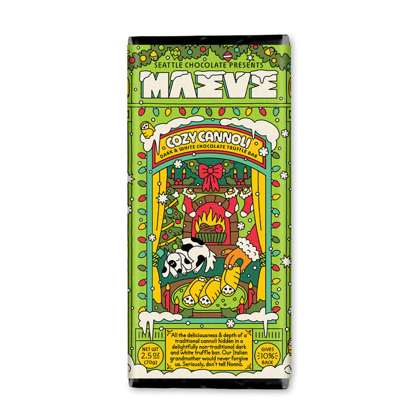 Maeve - Holiday Collection - Cozy Cannoli Truffle Bar (2.5oz)
