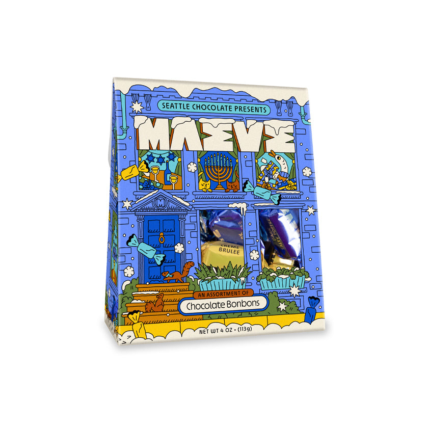 Maeve - Holiday Collection - Home for Hannukah Bonbon Box - 4oz