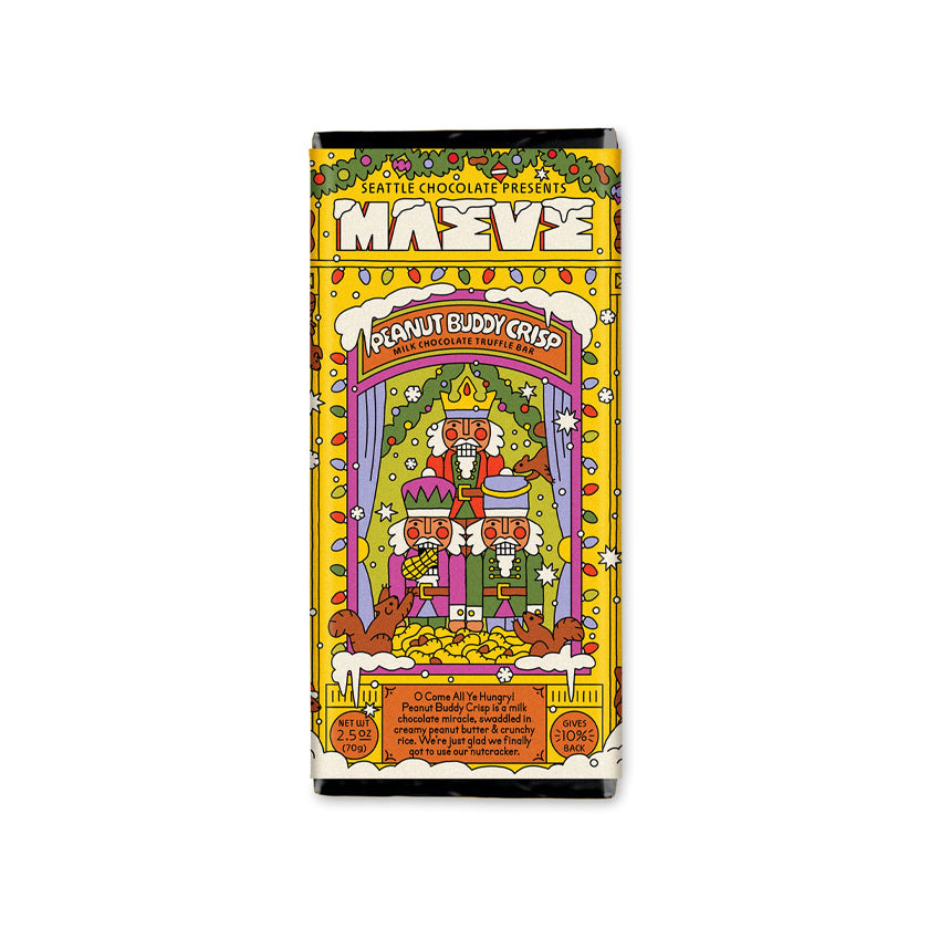 Maeve - Holiday Collection - Peanut Buddy Crisp Truffle Bar (2.5oz)