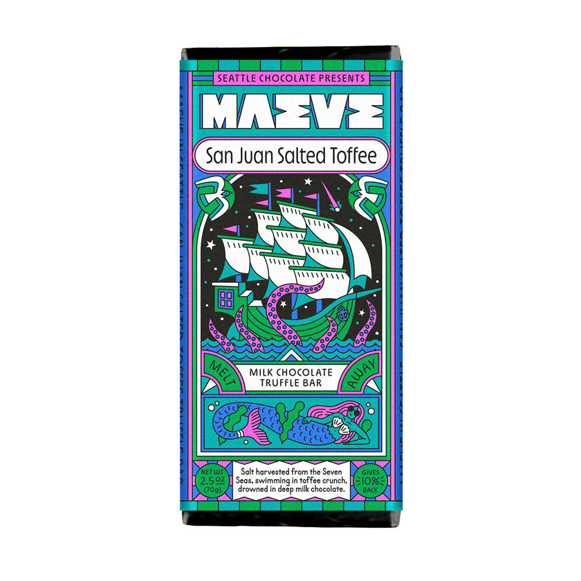 Maeve - Truffle Bar (2.5oz) - San Juan Salted Toffee