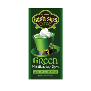 McStevens - Irish Sips Colorful Green Hot Chocolate Packet 1.25oz