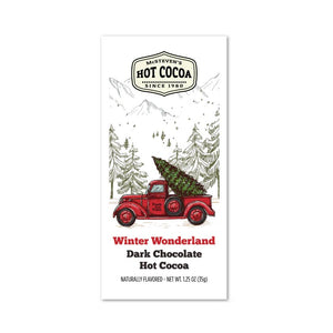 McStevens - Winter Wonderland Red Pickup Dark Chocolate Cocoa Packet 1.25oz