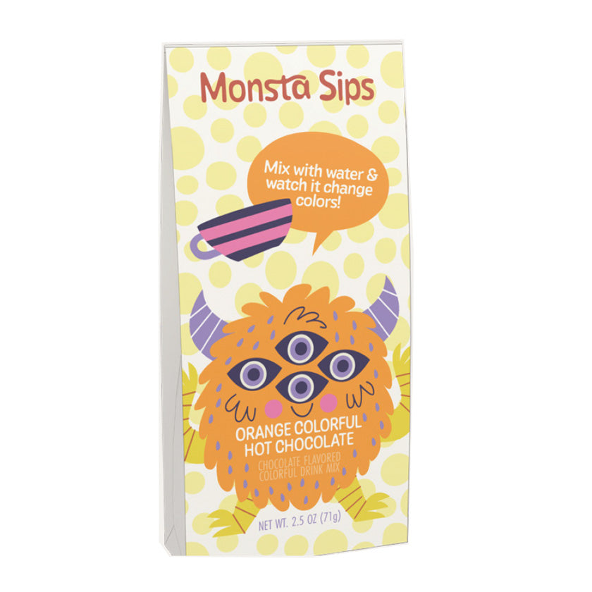 McStevens - Monsta Sips Colorful Orange Hot Chocolate