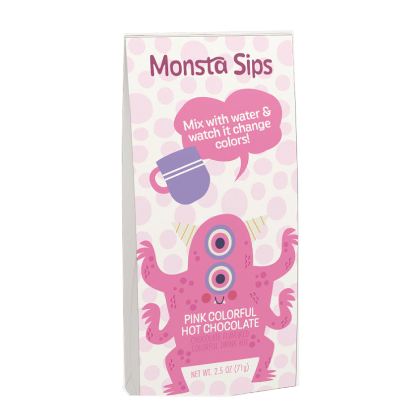 McStevens - Monsta Sips Colorful Pink Hot Chocolate