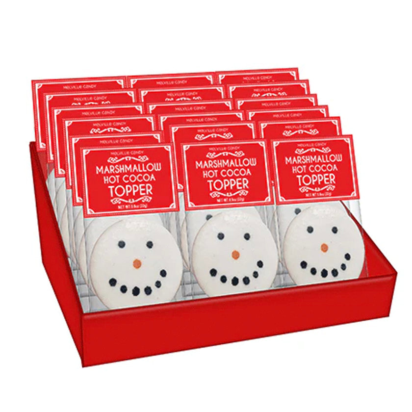 Melville - Cocoa Toppers - Snowflake Marshmallow - Plain - Display