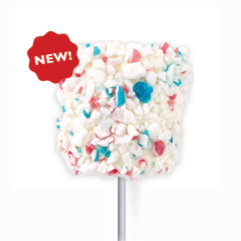 Melville - Giant Marshmallow Pops - Cotton Candy - Bulk