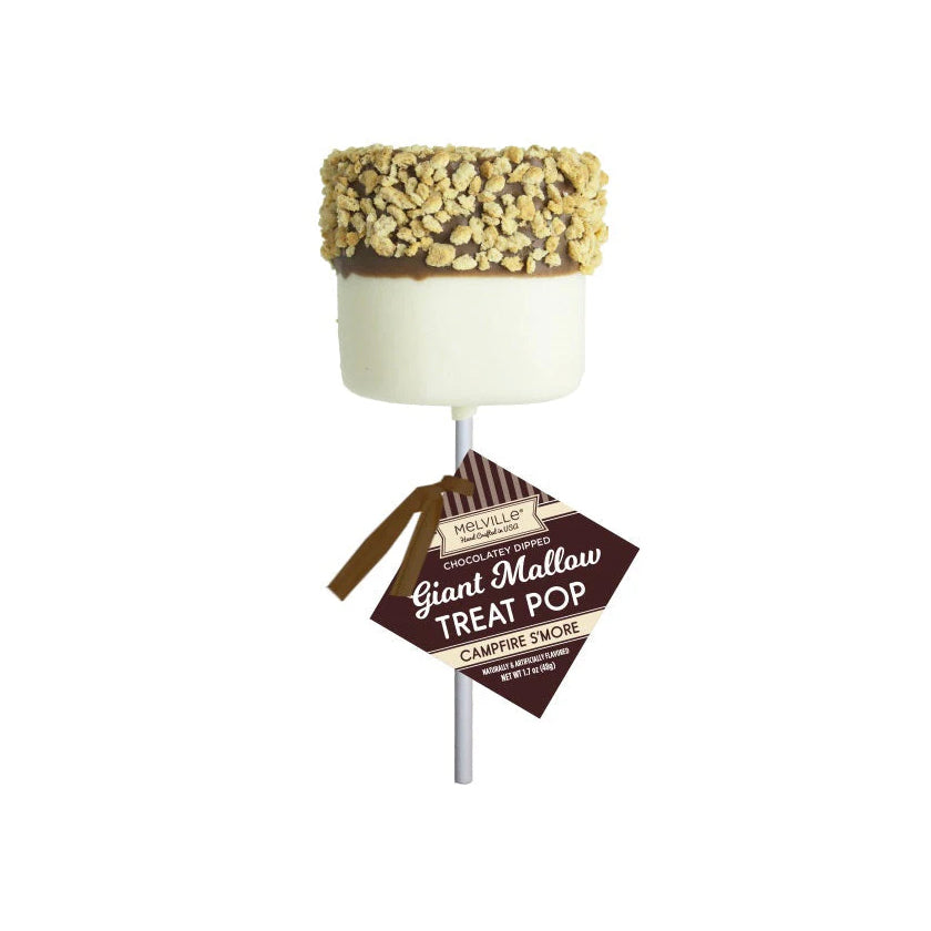 Melville - Giant Marshmallow Pops - Graham Cracker S'Mores - Bulk