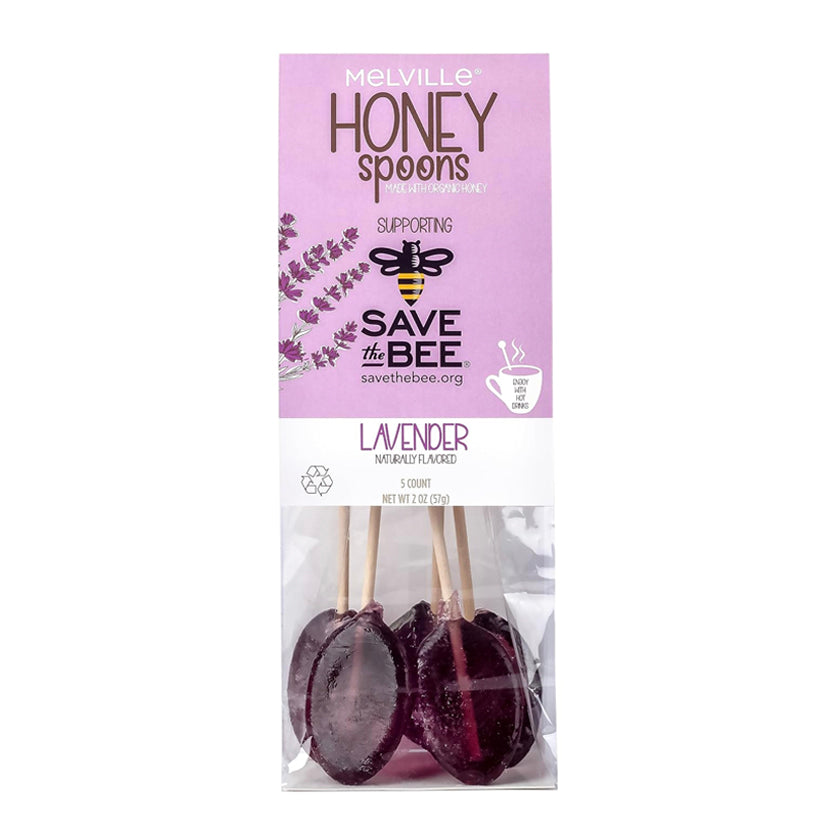 Melville - Honey Spoons - Save The Bee Lavender - Bag