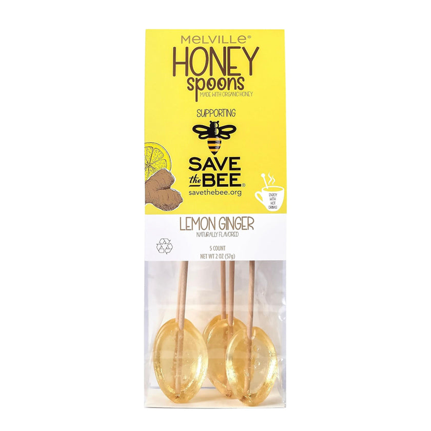 Melville - Honey Spoons - Save The Bee Lemon Ginger - Bag
