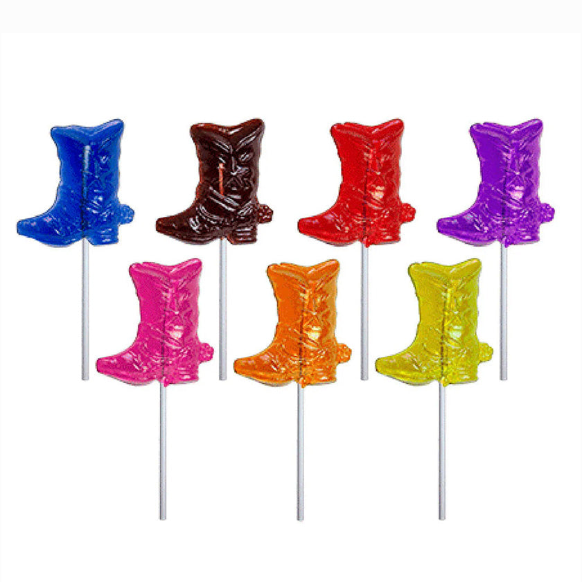 Melville - Lollipops - Cowboy Boot - Assorted - Bulk