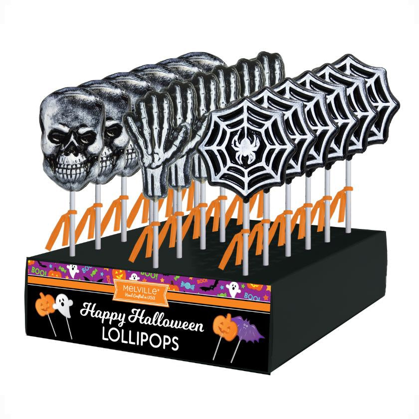 Melville - Lollipops - Frosted Halloween - Assorted - Display
