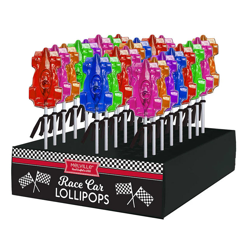 Melville - Lollipops - Indy Race Car - Assorted - Display