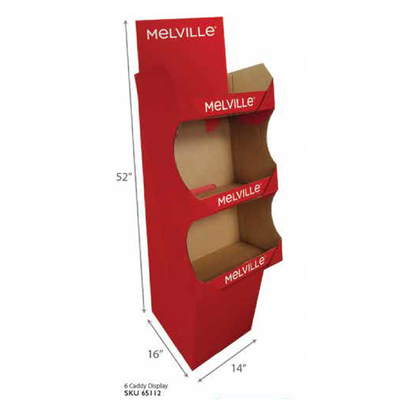 Melville - Retail Displays - 6 Caddy Display
