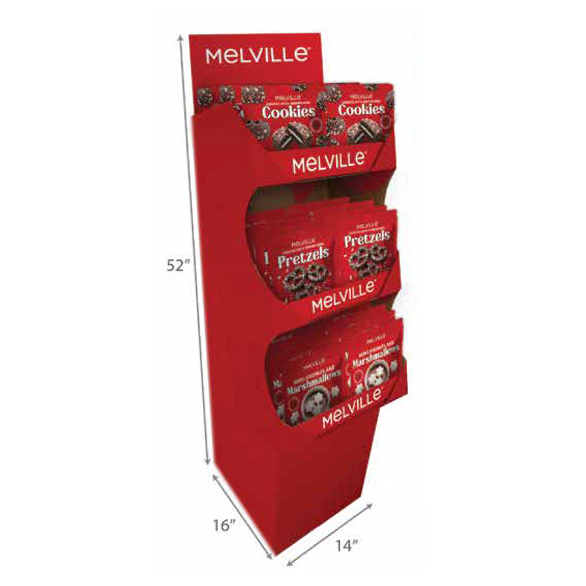 Melville - Shipper - Holiday 3-Shelf Large Shipper - 24 ct