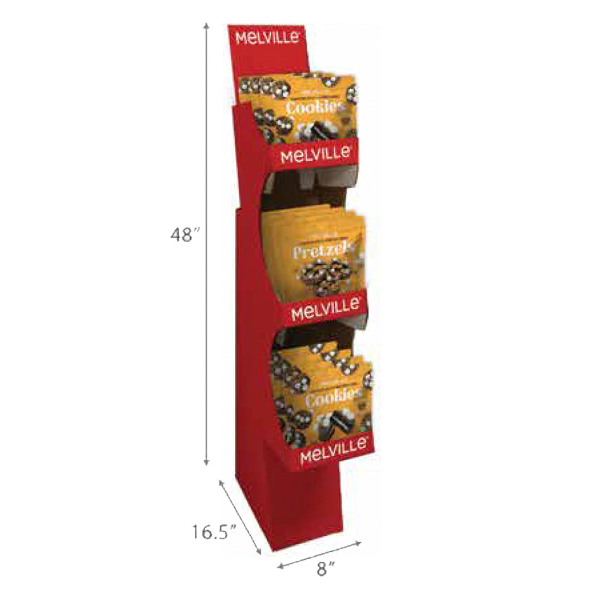 Melville - Shipper - S'Mores 3-Shelf Small Shipper - 12 ct
