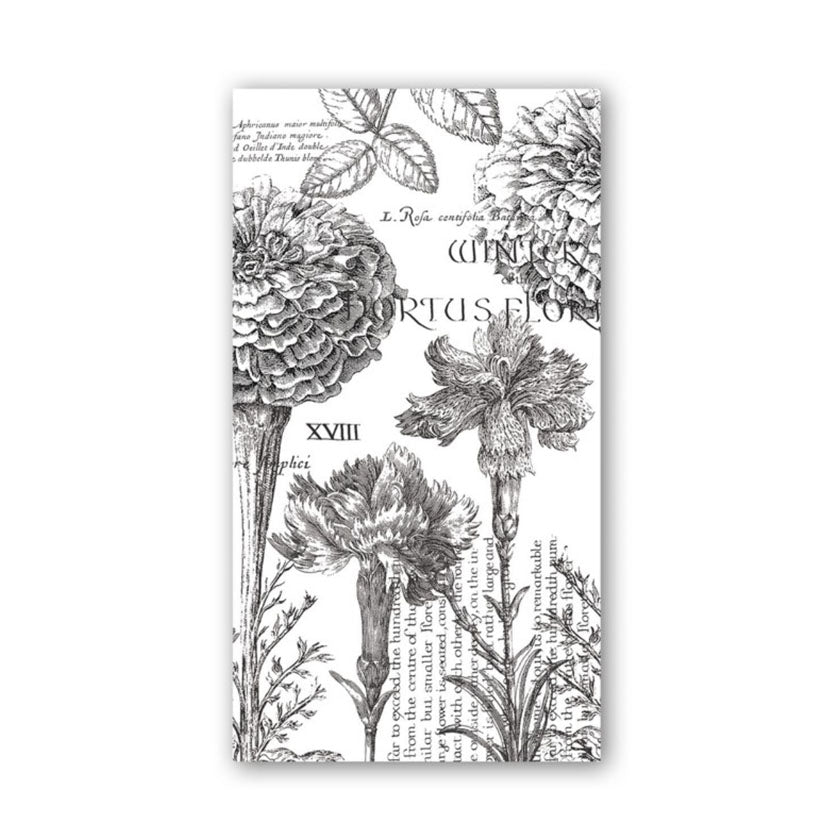 Michel Design Works - Flower Noir Hostess Napkin