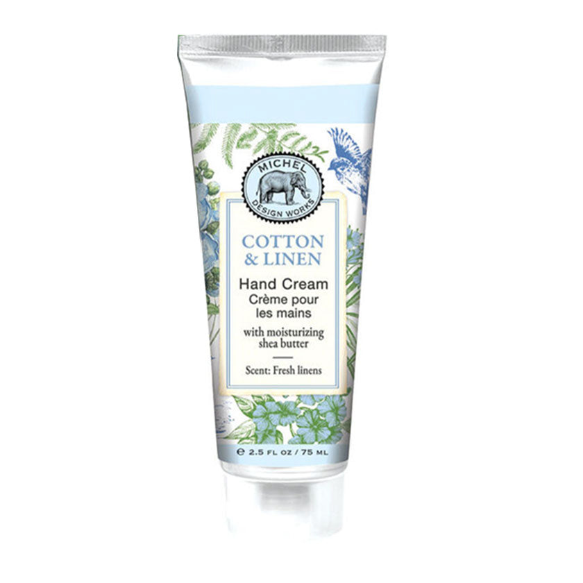 Michel Design Works - Cotton & Linen Hand Cream 2.5oz *TESTER*
