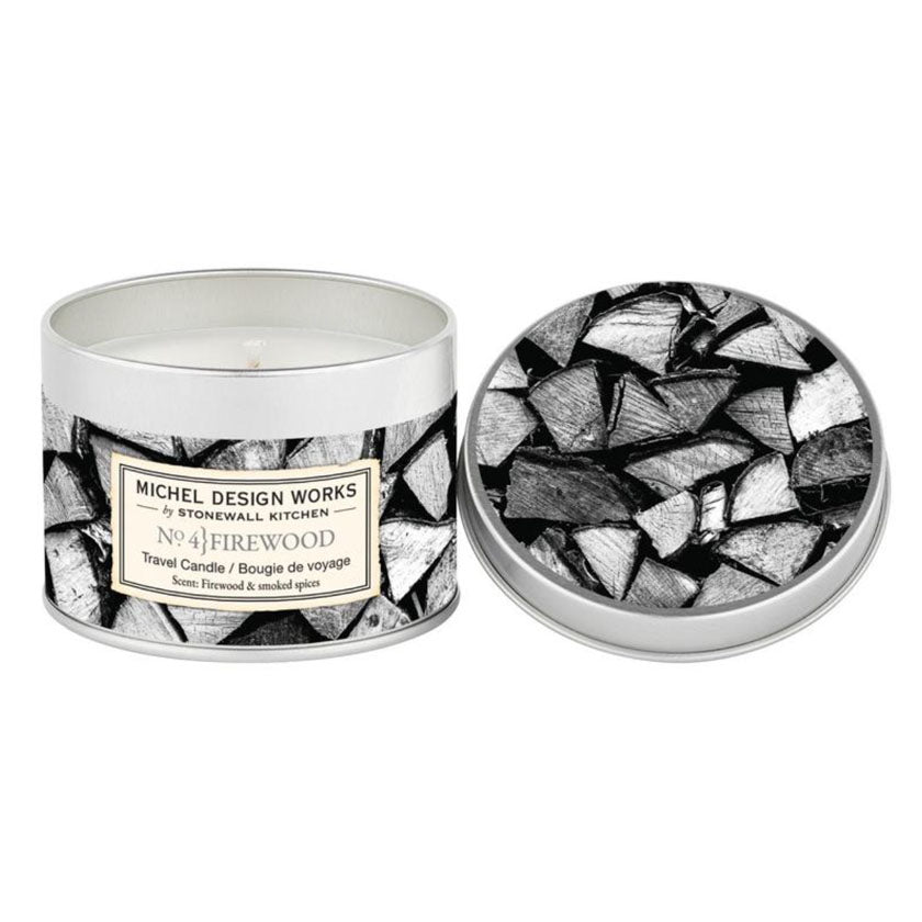 Michel Design Works - Firewood Travel Candle