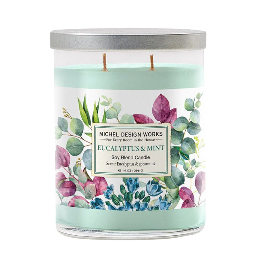 Michel Design Works - Eucalyptus &amp; Mint Medium Tumbler Candle