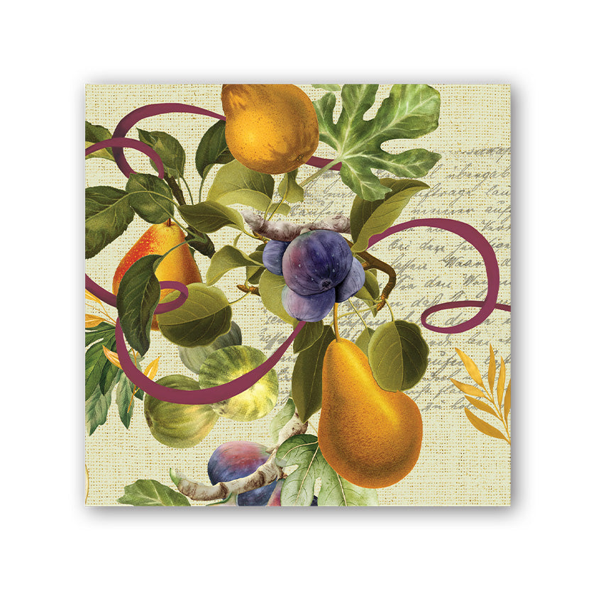 Michel Design Works - Fig & Pear Cocktail Napkin