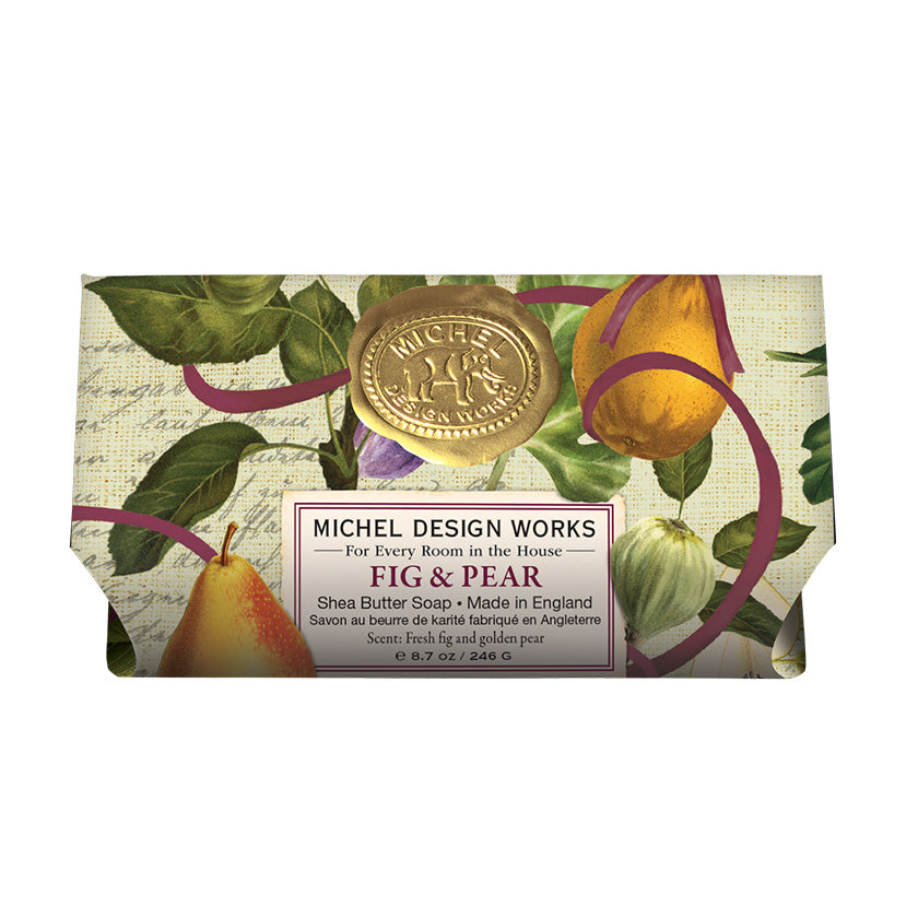 Michel Design Works - Fig & Pear Large Bath Soap Bar