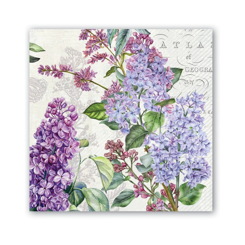 Michel Design Works - French Lilacs Cocktail Napkin