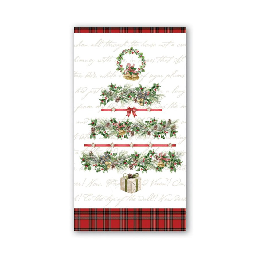Michel Design Works - Holiday Garland Hostess Napkin