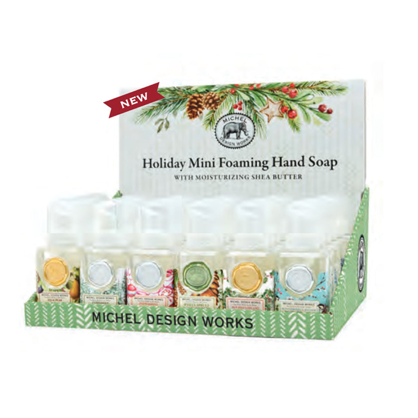 Michel Design Works - Holiday Mini Foamers Display Prepack