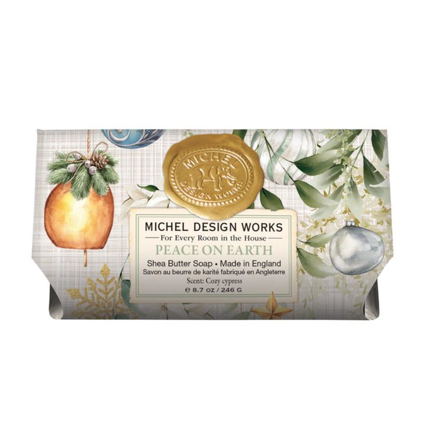 Michel Design Works - Peace on Earth Large Bath Soap Bar