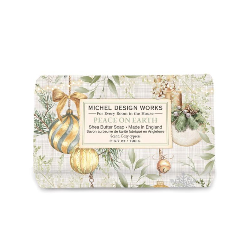 Michel Design Works - Peace on Earth Medium Bath Soap Bar