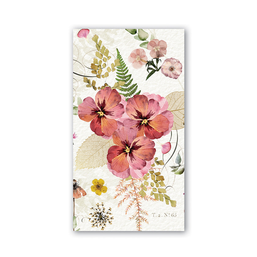 Michel Design Works - Pressed Flowers Hostess Napkin