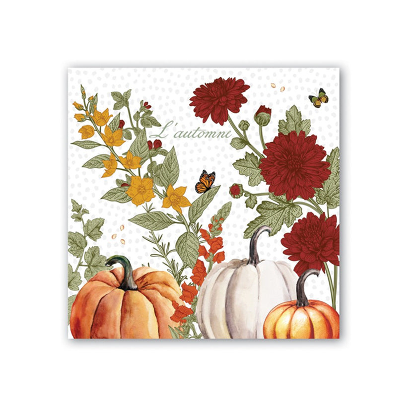 Michel Design Works - Pumpkin Delight Cocktail Napkin