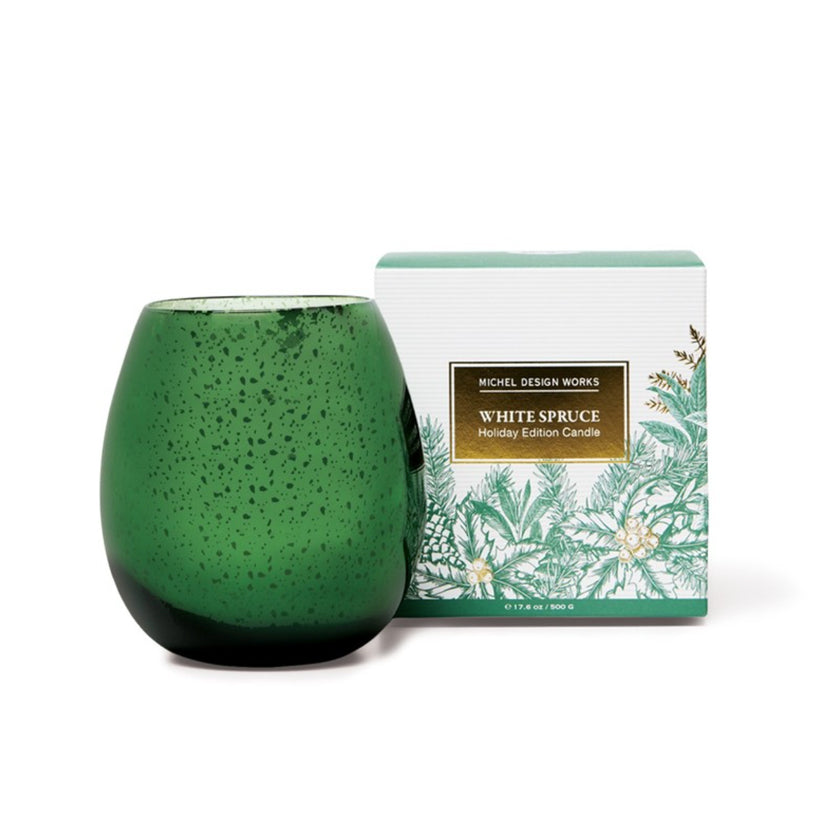 Michel Design Works - White Spruce Holiday Edition Candle