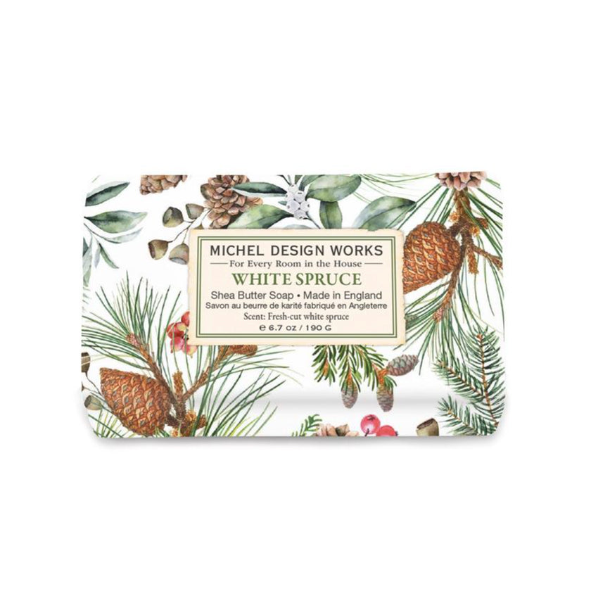 Michel Design Works - White Spruce Medium Bath Soap Bar