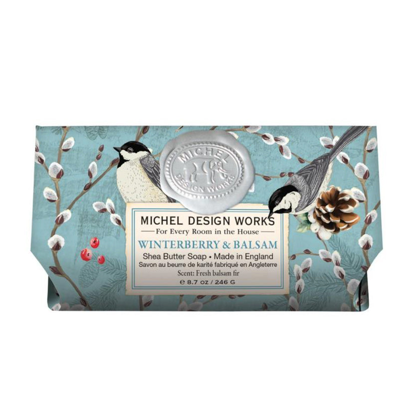 Michel Design Works - Winterberry &amp; Balsam Large Bath Soap Bar