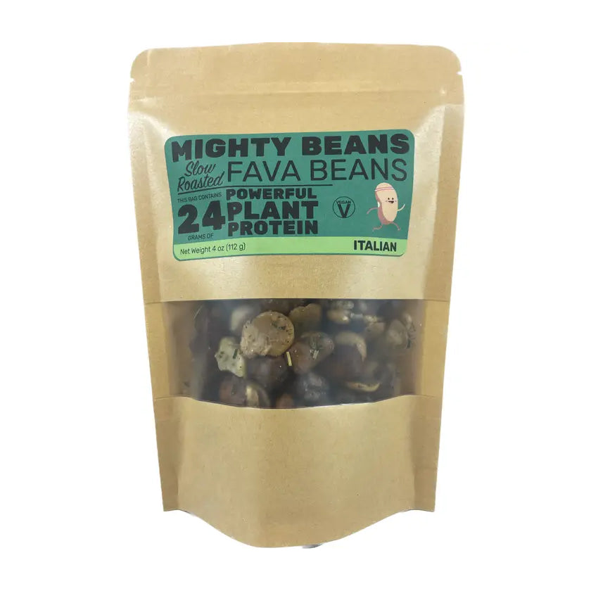 Mighty Beans - Roasted Fava Beans - Italian - 4oz