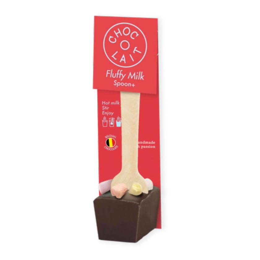 MoMe - Hot Chocolate Spoons - Milk with Fluffy Marshmallows - 1.05 oz