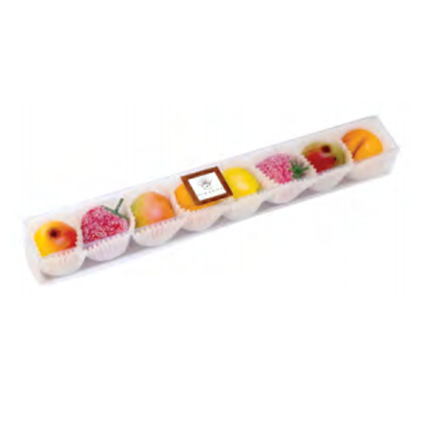 Nirvana Chocolates Assorted Fruit Marzipan 8pc