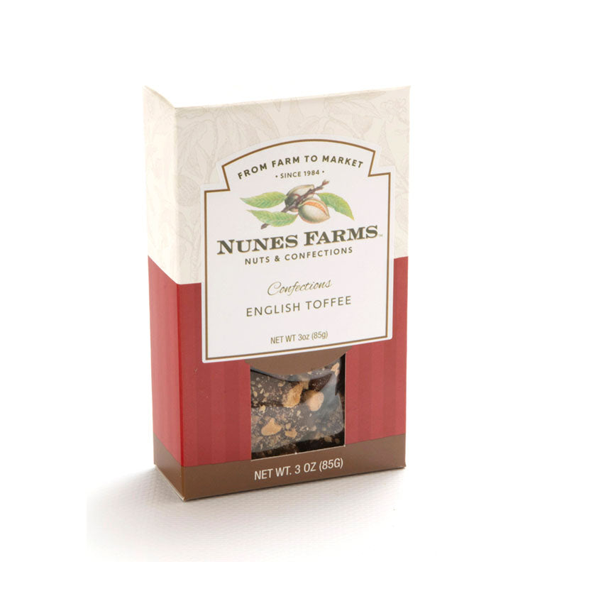 Nunes Farms - English Toffee in 3oz Box